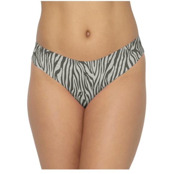 6pk Seamless no show free cut smooth lace back cheeky panties & thong panties - Picture 5 of 12